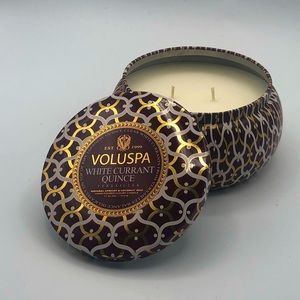 ** MAISON ROUGE** VOLUSPA 2-WICK SCENTED CANDLE - WHITE CURRANT QUINCE